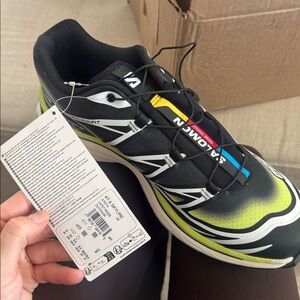 Salomon Black & Green XT-6 Skyline Sneakers